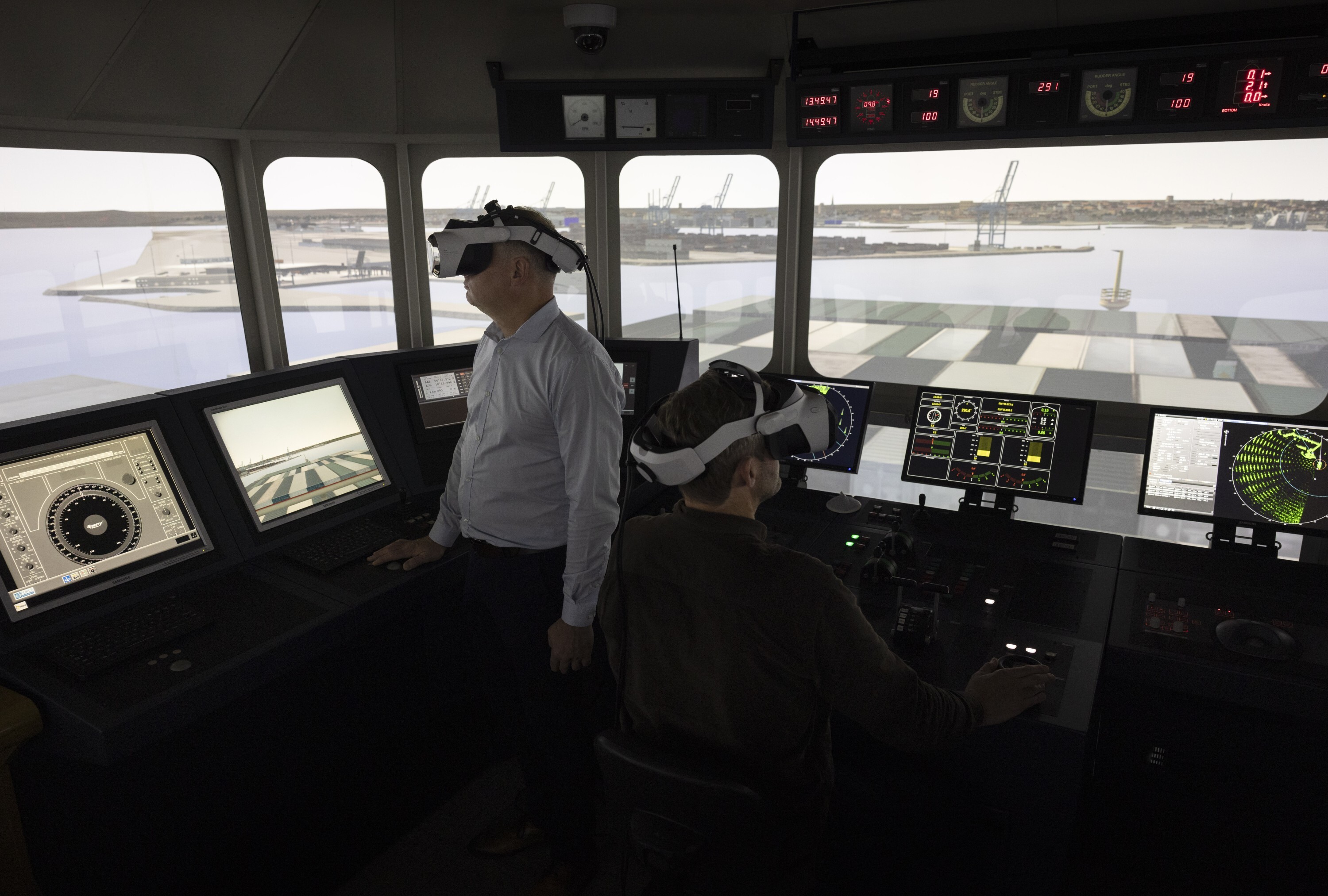 XR Ship bridge training