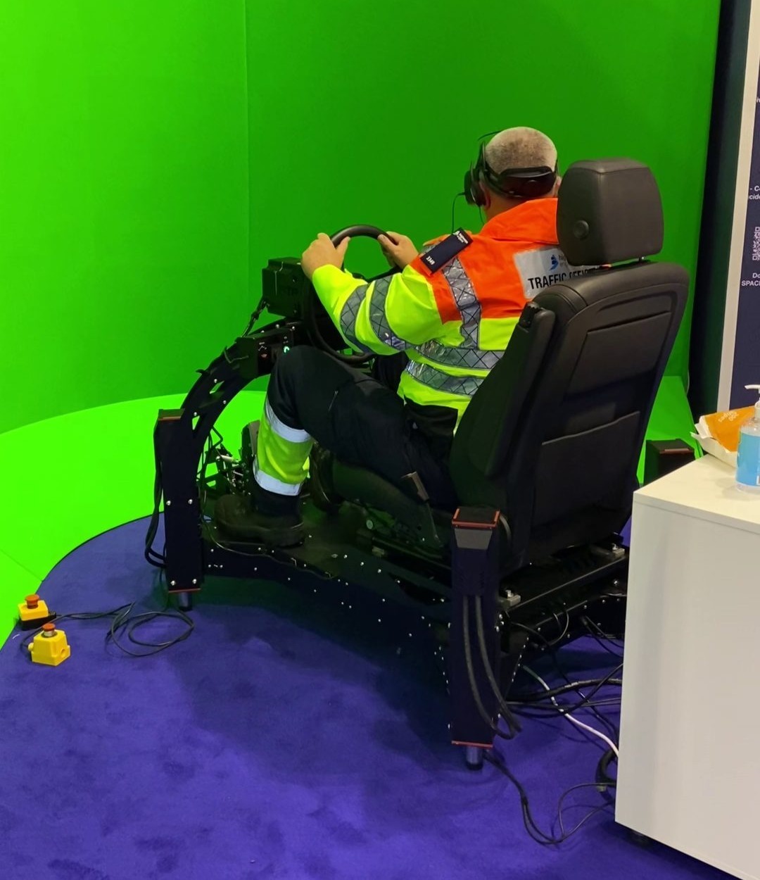 VR driving simulation