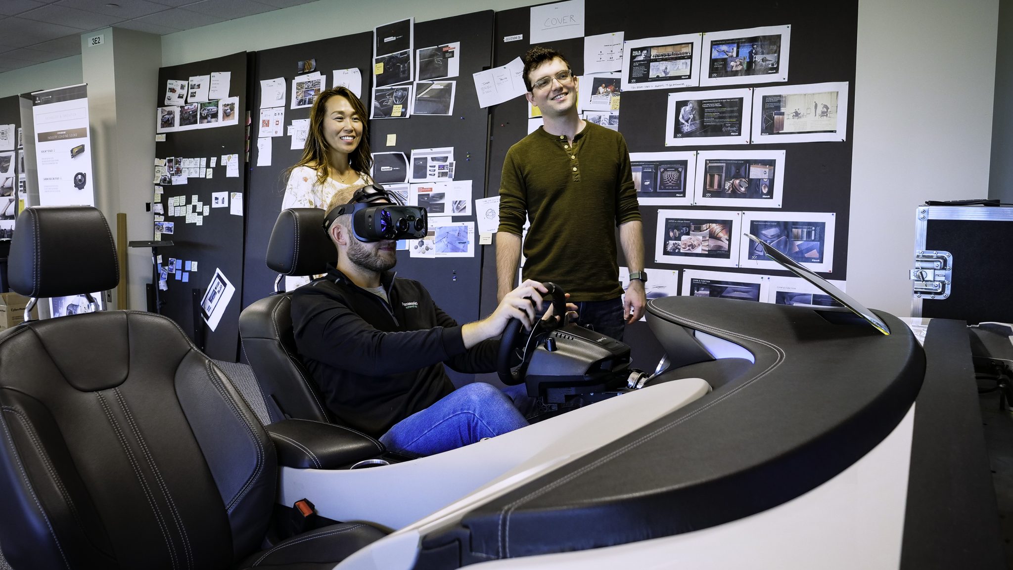 VR driving simulation