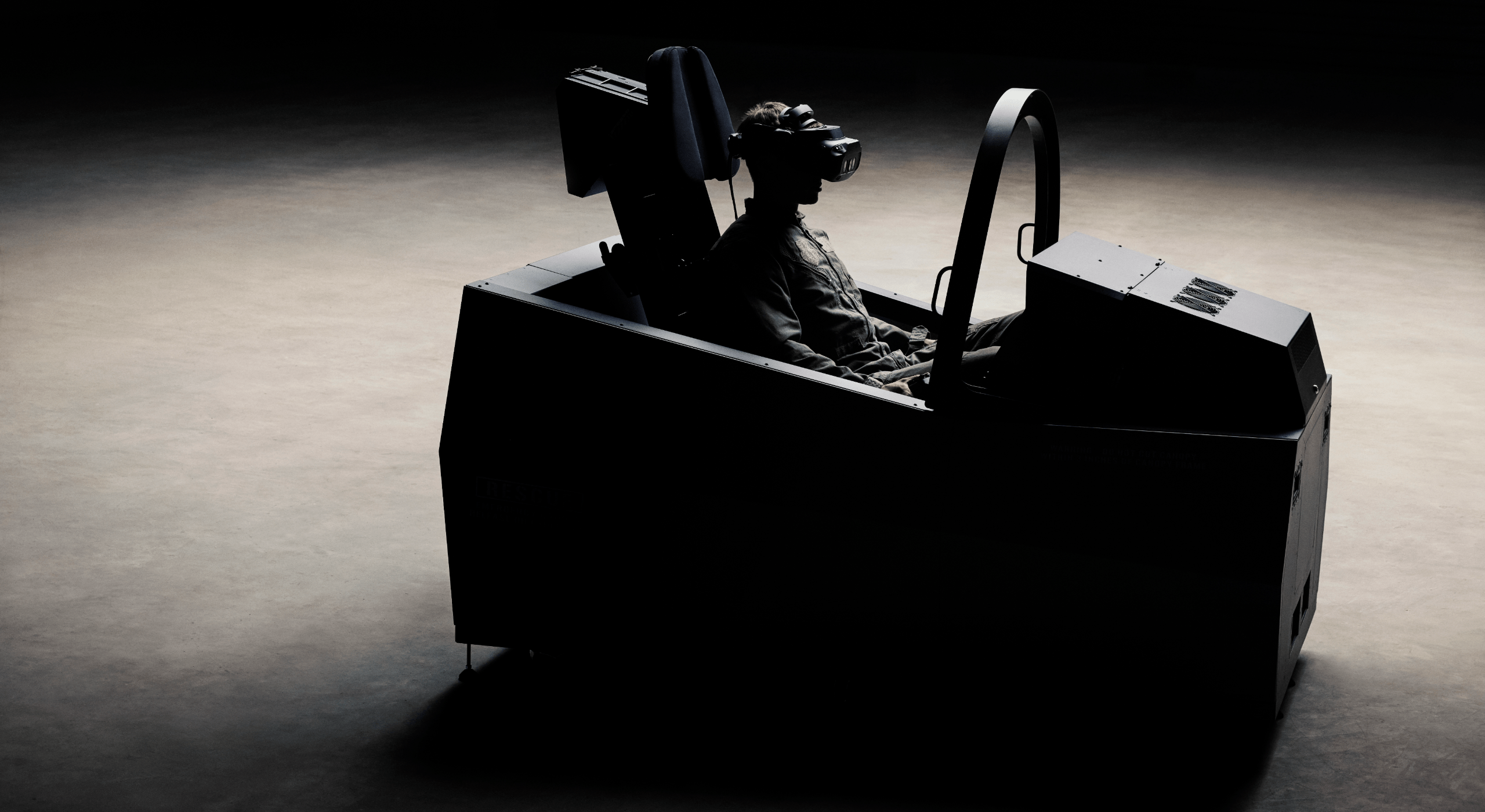 A pilot training simulator