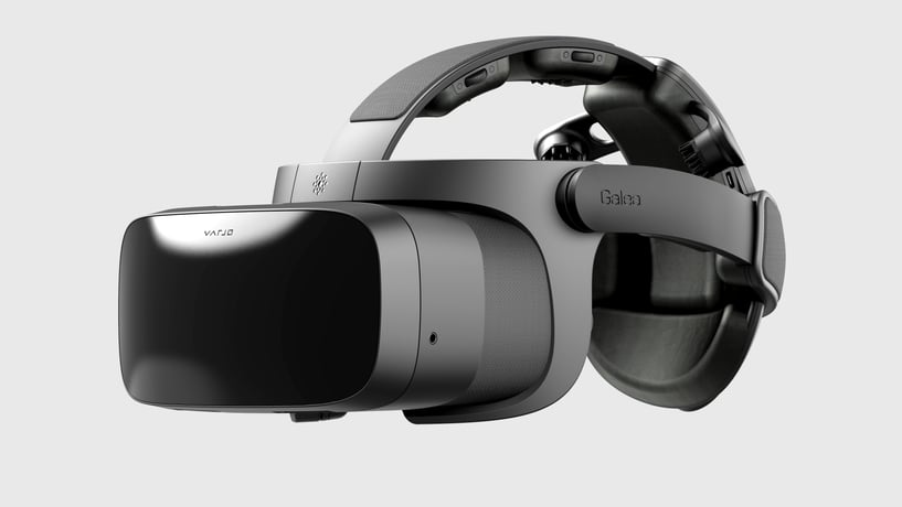 OpenBCI’s neurotechnology platform ‘Galea’ combined with the Varjo Aero VR headset 