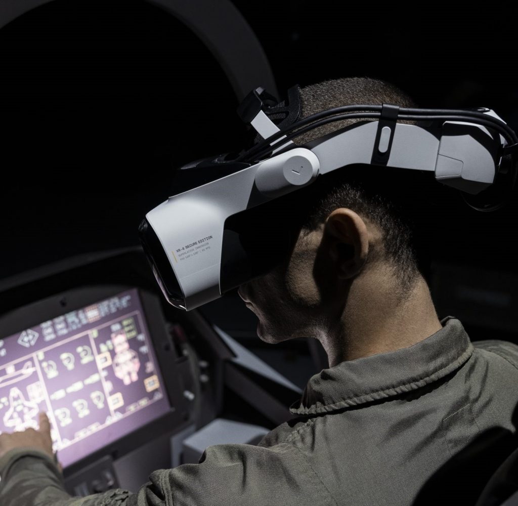 Varjo headset for training and simulation