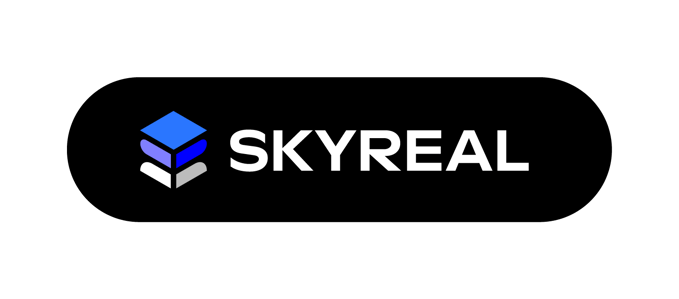 SKYREAL logo transparent