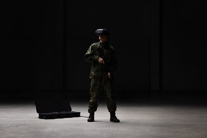 Counter drone VR trainer