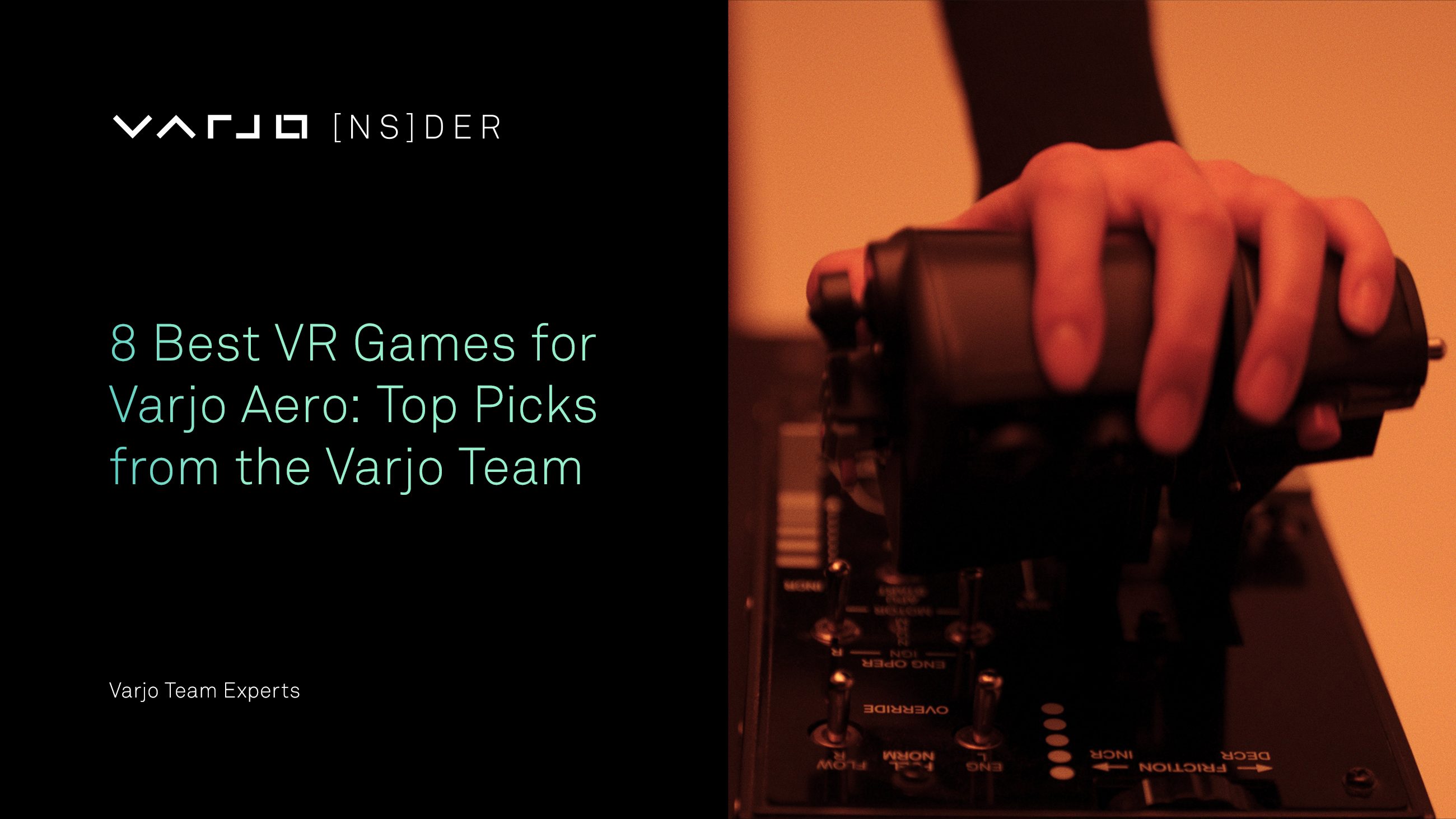 8 Best VR Games for Varjo Aero: Top Picks from the Varjo Team